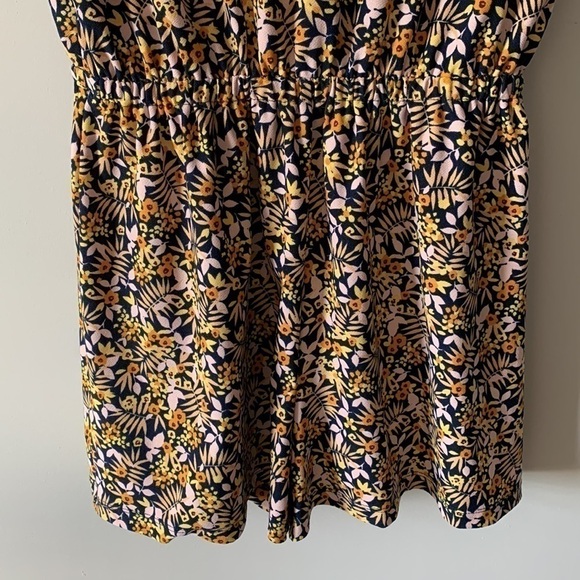 Mango Floral Boho Frill  Neckline Romper Size XXS - Picture 6 of 17